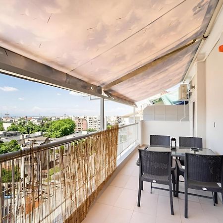 Elegant, Modern & Spacious Apartment In Thessaloniki With Balcony Экстерьер фото